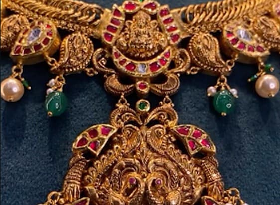 Kundan Jalebi necklace, 39 g